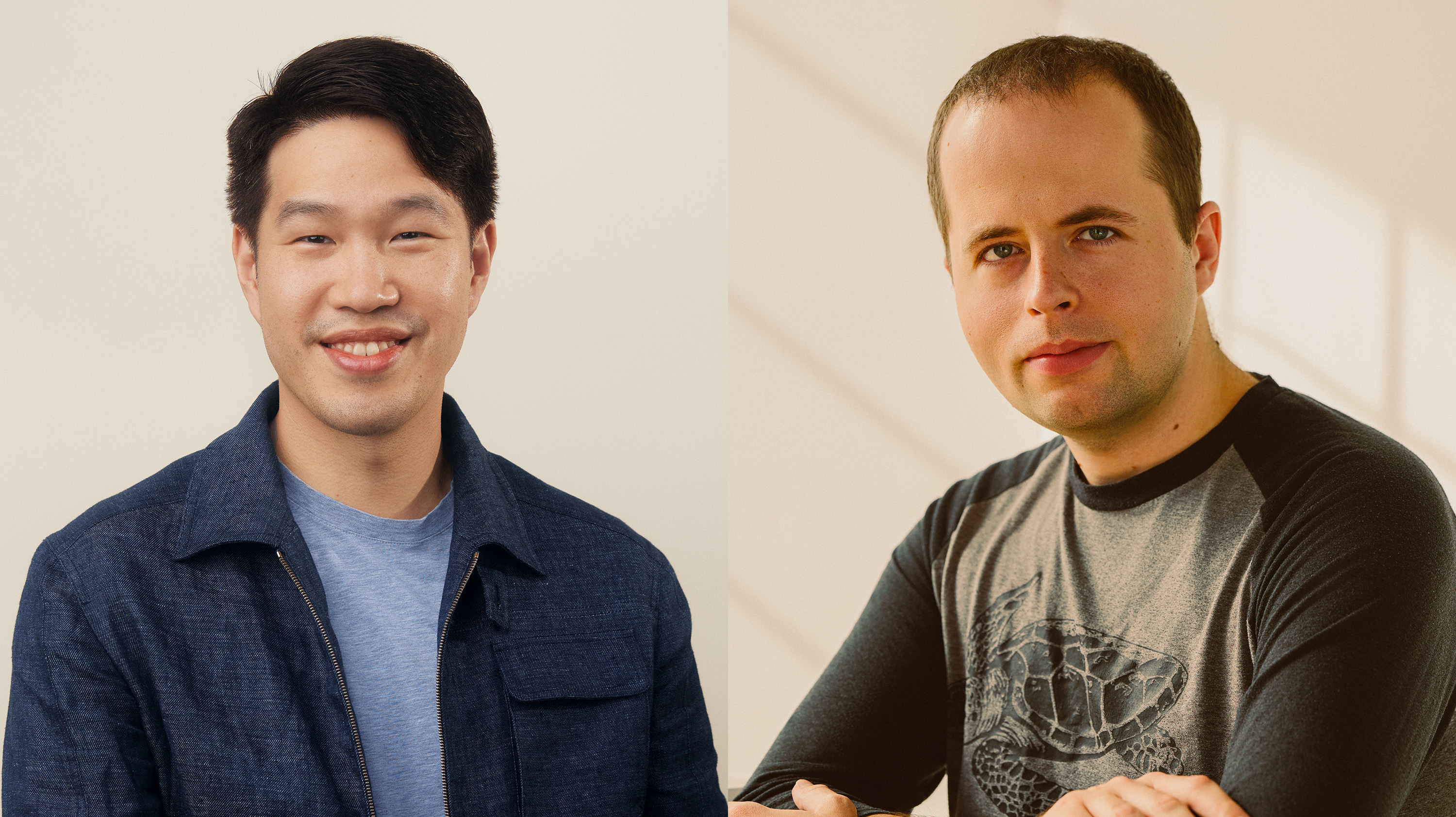 Headshots of Open AI executives Mark Chen and Jakub Pachocki